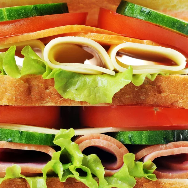 Smaczne kanapki — Zdjęcie stockowe