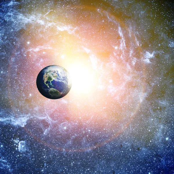 Planeet Aarde in de Ruimte — Stockfoto