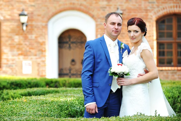 Sposo e sposa — Foto Stock