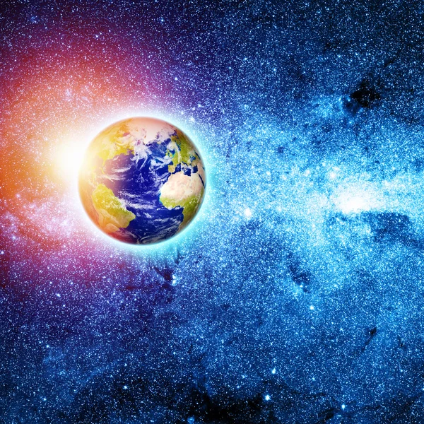 Planeta Tierra en el Espacio — Foto de Stock