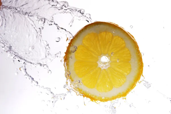 Slice of lemon — Stock Photo, Image