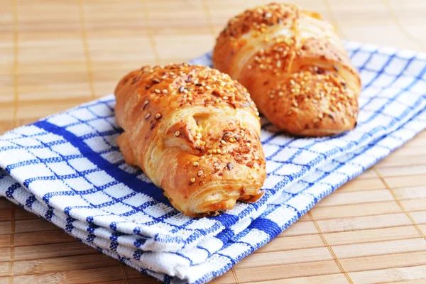 Two fresh  buns — Stock Photo, Image