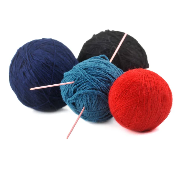 Woollen threads for knitting — Stock Photo, Image