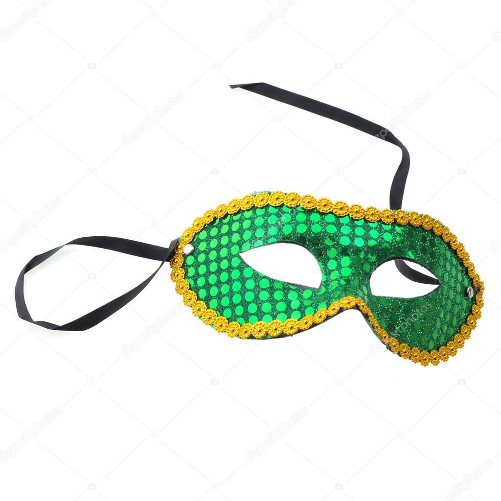 Green mask for carnival