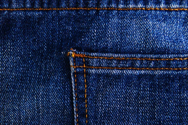 Jeans bolso textura — Fotografia de Stock