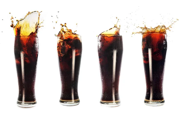 Glasses with cold drink — Stock Photo, Image