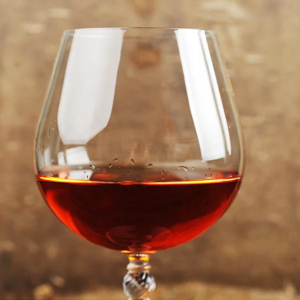 Alkohol koniak szkło — Zdjęcie stockowe