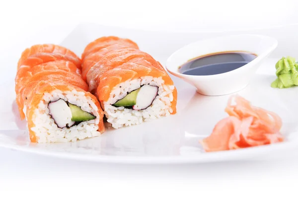 Delicioso sushi japonês — Fotografia de Stock