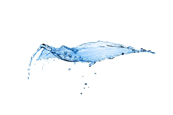 Blått vatten med bubblor — Stockfoto