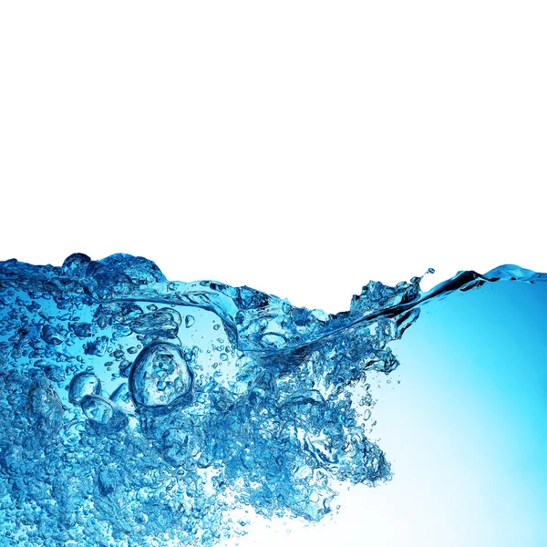 Små bubblor i vattnet — Stockfoto
