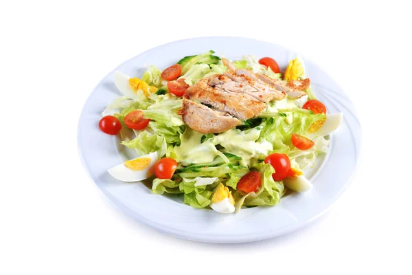 Fresh salad with lettuce — Stock Photo, Image