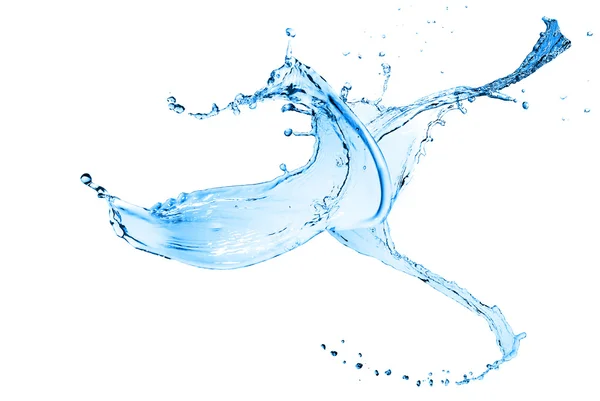 Vattenstänk och bubblor — Stockfoto