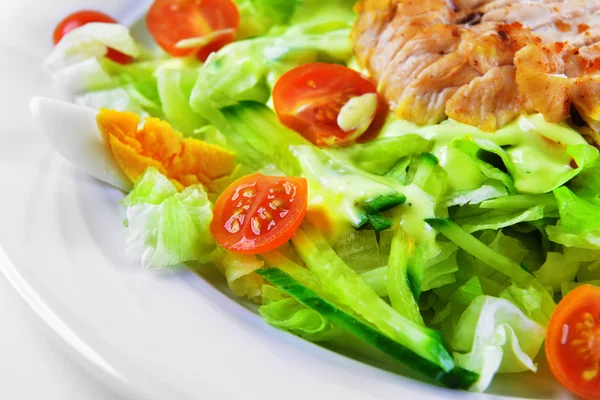 Verse salade met sla — Stockfoto