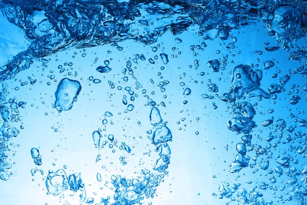 Blaue Welle von Wasser — Stockfoto