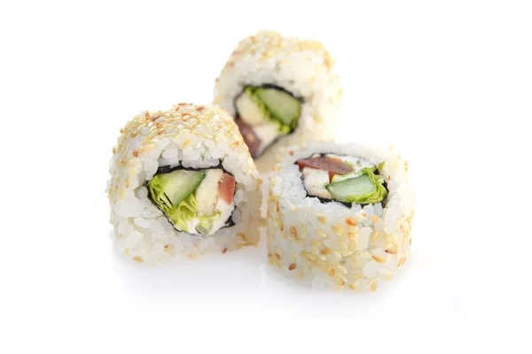 Lahodné sushi rolky — Stock fotografie