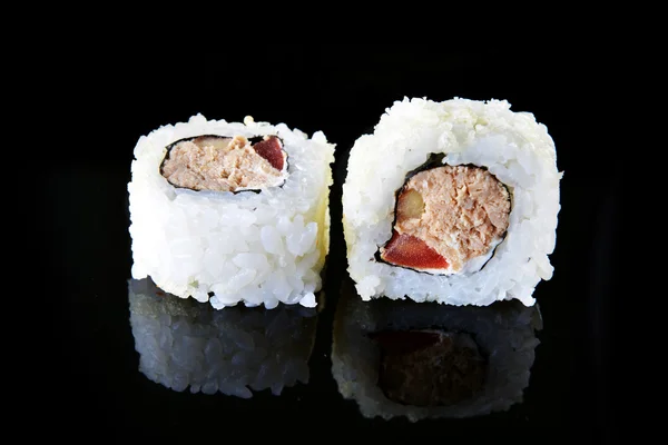 Delicious sushi rolls — Stock Photo, Image