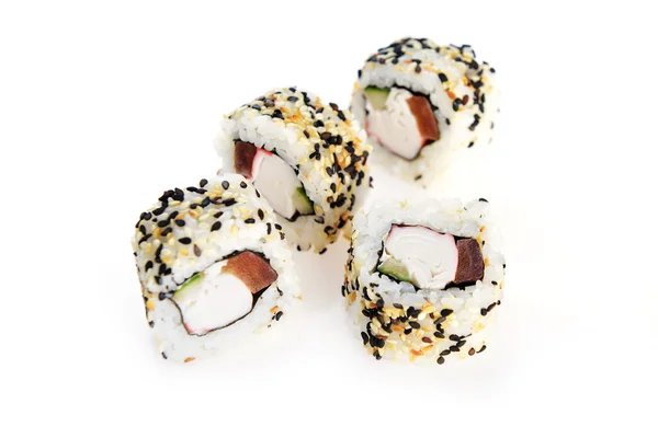 Deliciosos rollos de sushi — Foto de Stock