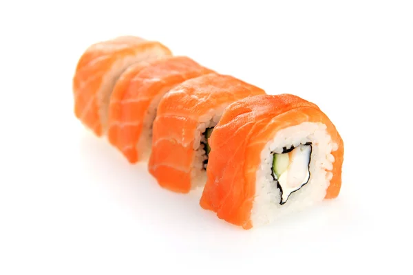 新鲜三文鱼寿司 — 图库照片