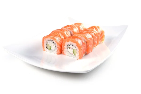 Sushi con salmone e avocado — Foto Stock