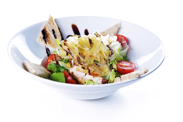 Salata sebze ve et — Stok fotoğraf
