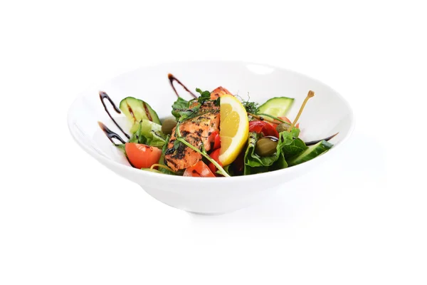 Salade van groenten en vlees — Stockfoto