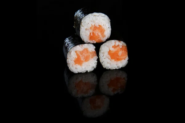 Delicious sushi rolls — Stock Photo, Image