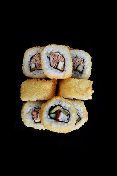 Deliciosos rollos de sushi — Foto de Stock