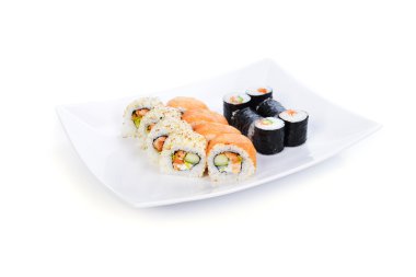lezzetli suşi rulo