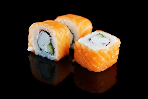与三文鱼寿司 — 图库照片