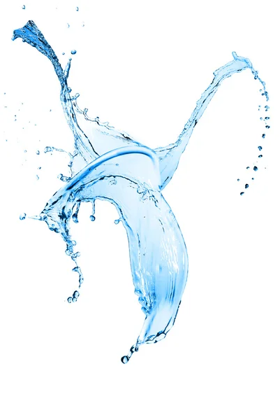 Vattenstänk och bubblor. — Stockfoto