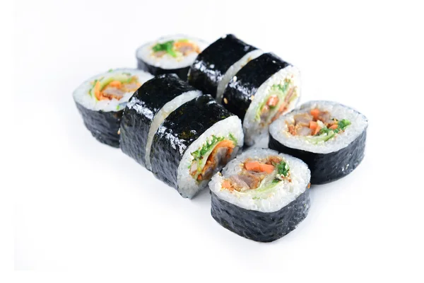 Délicieux rouleaux de sushi — Photo