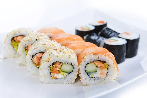 美味しいお寿司ロール — ストック写真