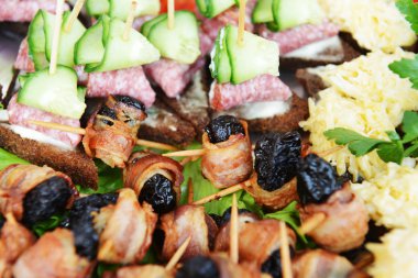 sebze ve et ile snack