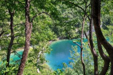 Dağlarda pitoresk göl