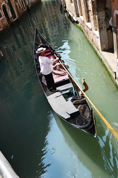 Historic houses, canals in Venice — Stock Fotó