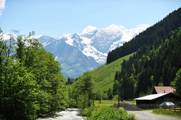 Landscape with Slopes of mountains — Stock fotografie