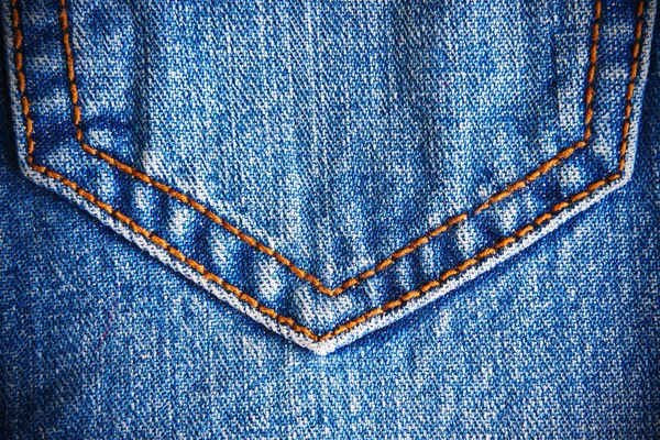 Blue denim texture — Stock Photo, Image