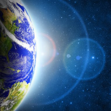 Nasa tarafından öğeleri ile seyyare yerküre