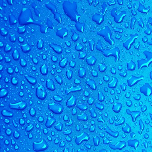 Blue Water drops — Stock Photo, Image