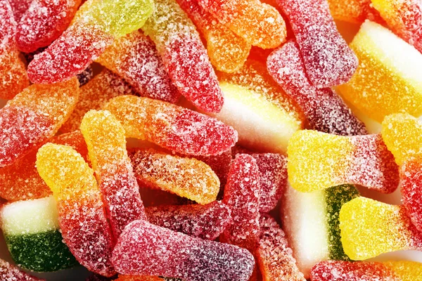 Candies jelly in sugar — Stock Photo, Image