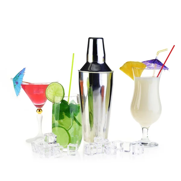 Collection of cocktail drinks — Stock Photo, Image