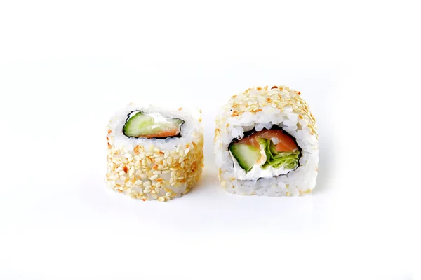 Lahodné sushi rolky — Stock fotografie