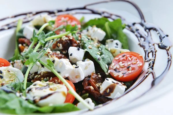 Salad of vegetables and meat — Stock Photo, Image