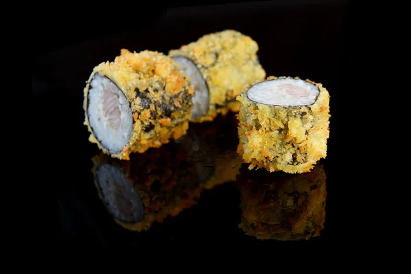 Delicious sushi rolls — Stock Photo, Image