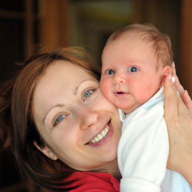 little baby and mom.