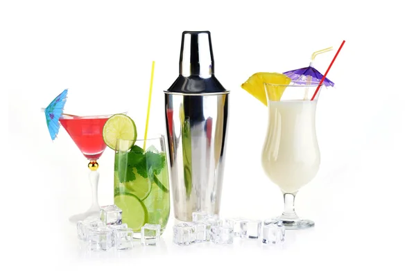 Collection of cocktail drinks — Stock Photo, Image