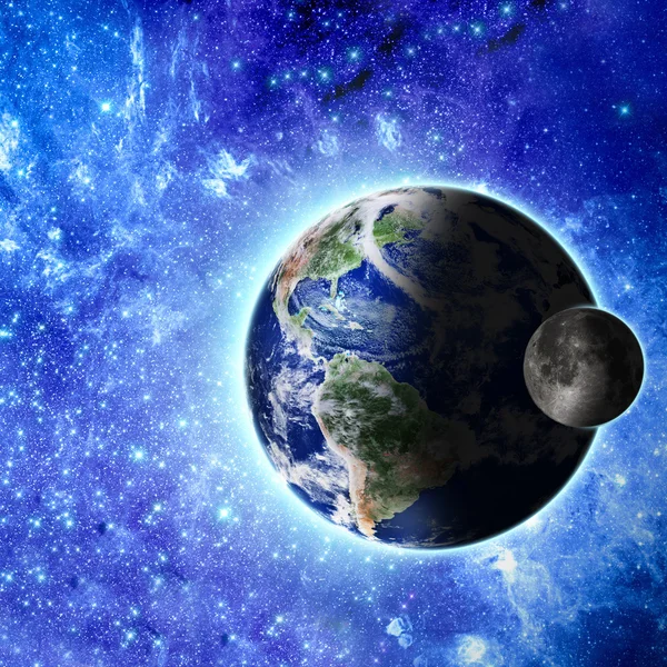 Planet earth in space — Stock Photo, Image