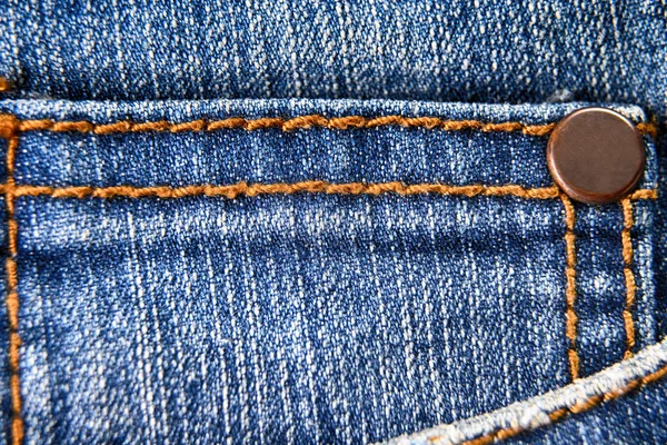 Pocket of jeans — Stock Photo, Image