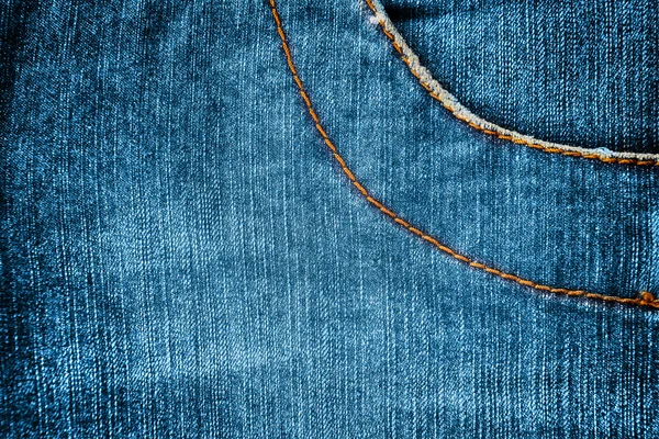 Pocket of jeans close up — Stock Photo, Image