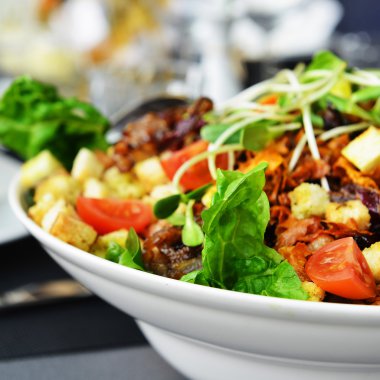 taze lezzetli salata